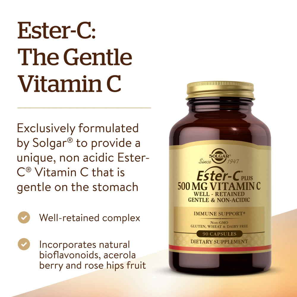 Solgar Ester-C Plus 500 Mg Vitamin C 50 - Vegetable Capsules