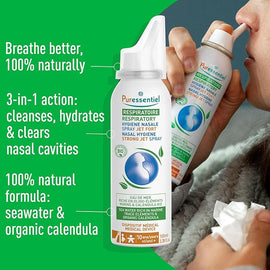 Puressentiel Nasal Hygiene Strong Jet Spray With Organic Calendula - 100 ml - 0