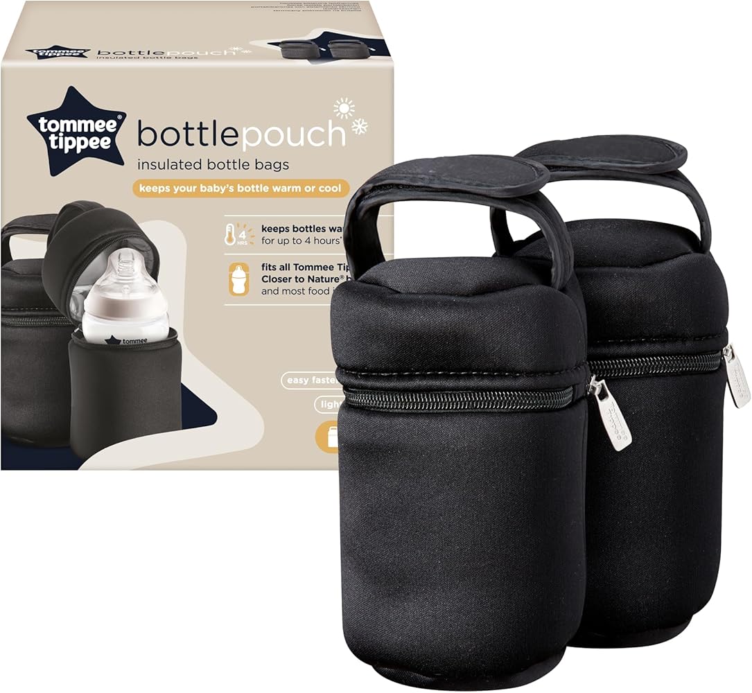Tommee Tippee Insulated Bottle Bags - Pack of 2