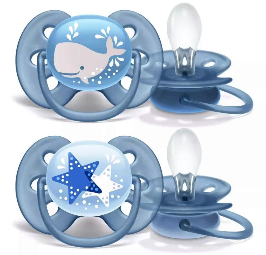 Avent 2 Ultra Soft Soothers 6-18m+