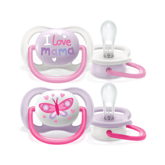 Avent Pacifier Ultra Air Happy I Love Mama 0-6 M