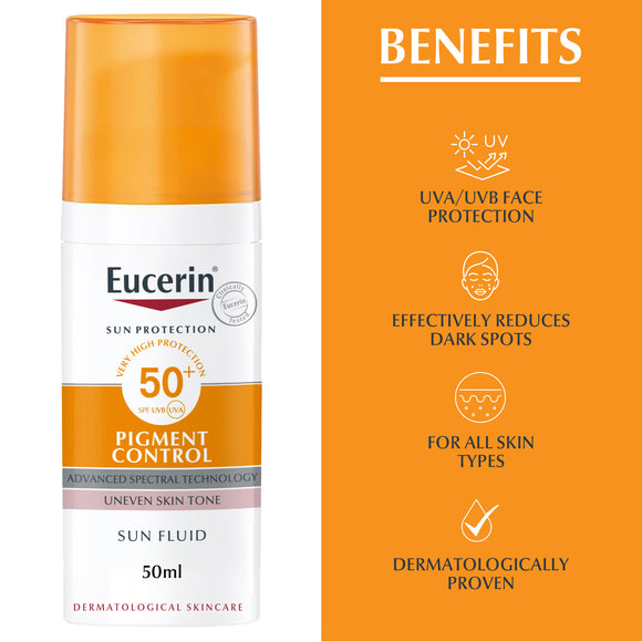 Eucerin Sun Even Pigment Perfector Fluid SPF50+ 50 ml