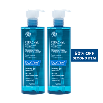 Ducray Keracnyl Foaming Gel Double Bundle