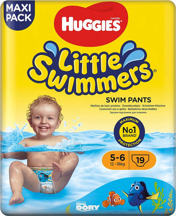 Huggies Little Swimmers (5-6) 12-18 Kg - 19 Pieces