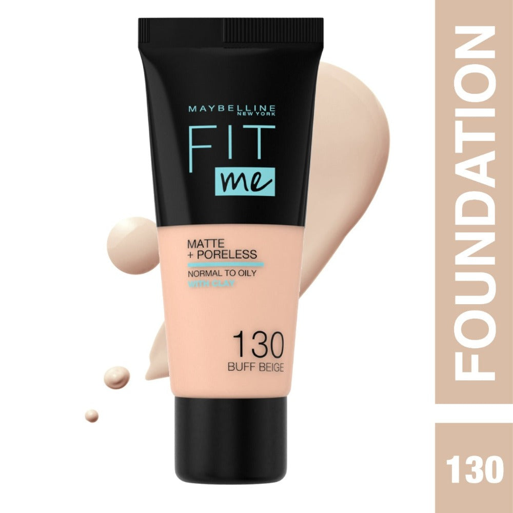 Buy buff-beige-130 Maybelline Fit Me Matte + Poreless Liquid Foundation - 30 ml