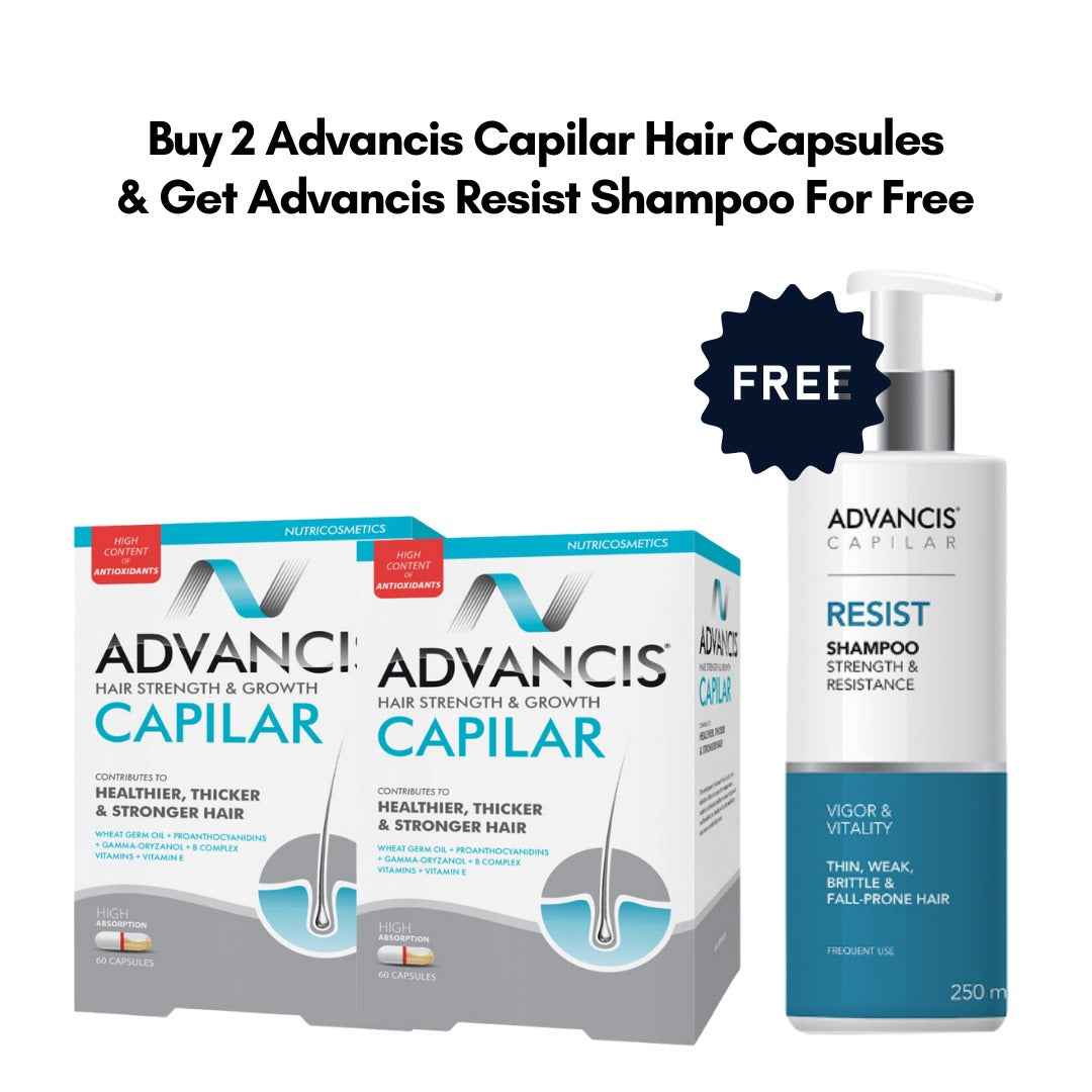 Advancis Capilar Capsules + Shampoo Bundle