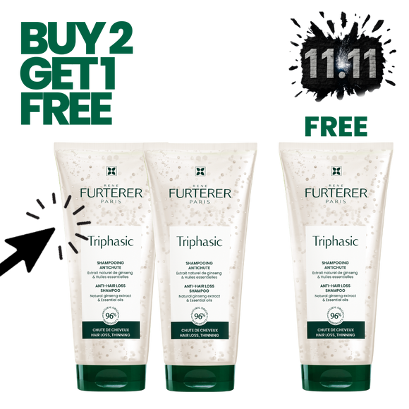 Rene Furterer Triphasic Shampoo buy 2 get 1 Free