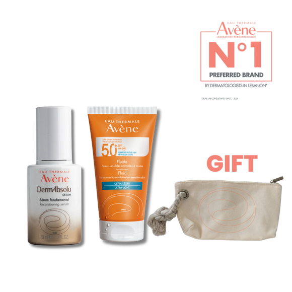 Avene Dermabsolu Serum With Fluid Sunscreen Bundle