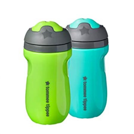 Tommee Tippee Insulated Sippee Toddler Cup 12m+ Pack of 2 - 266 ml - 0