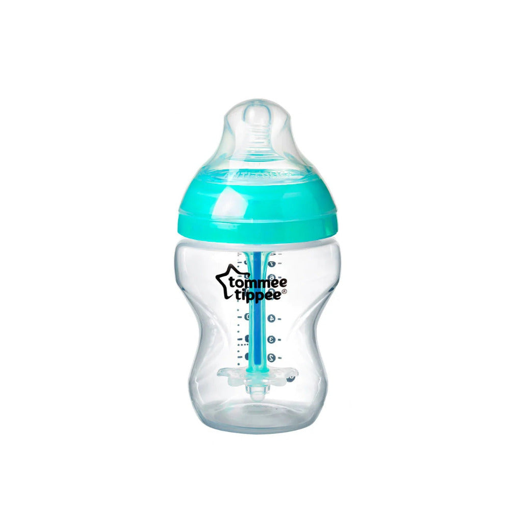 Buy aqua Tommee Tippee Advanced Anti-Colic Bottle - 0m+
