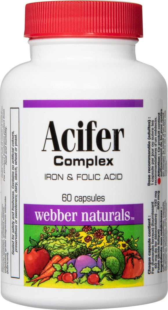 Webber Naturals® Acifer 60 Capsules