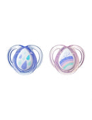Tommee Tippee Anytime Soother Baby Girl x 2pcs (0-6 Months)-2