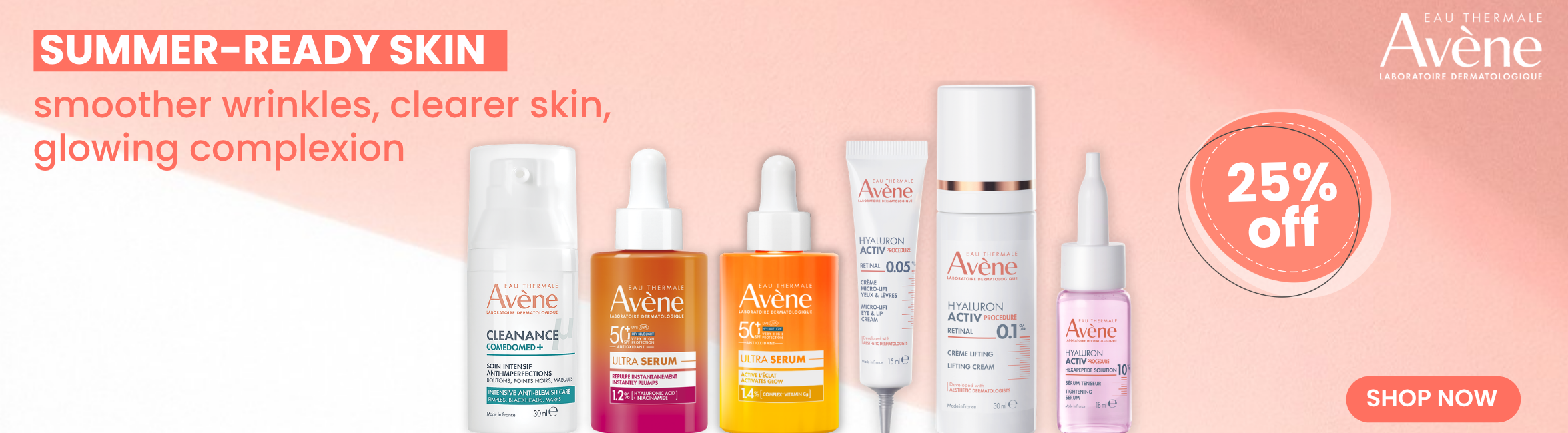 Avene summer ready banner   2350 x 650