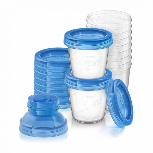 Avent 10 Reusable Breast Milk Storage Cups