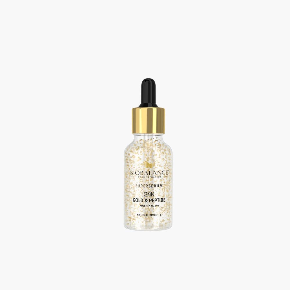 Biobalance 24k Gold & Peptide Matrixyl 2% Super Serum - 30 ml