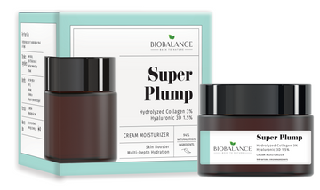 Bio Balance Super Plump Cream Moisturizer Hydrolyzed Collagen 3% + Hyaluronic 3D 1.5% - 50 ml