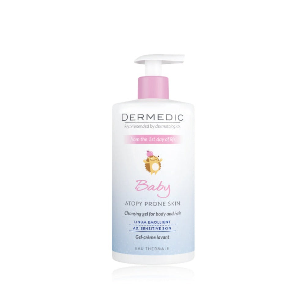 Dermedic Linum Baby Cleansing Gel For Body And Hair From first Day Of Life - 0