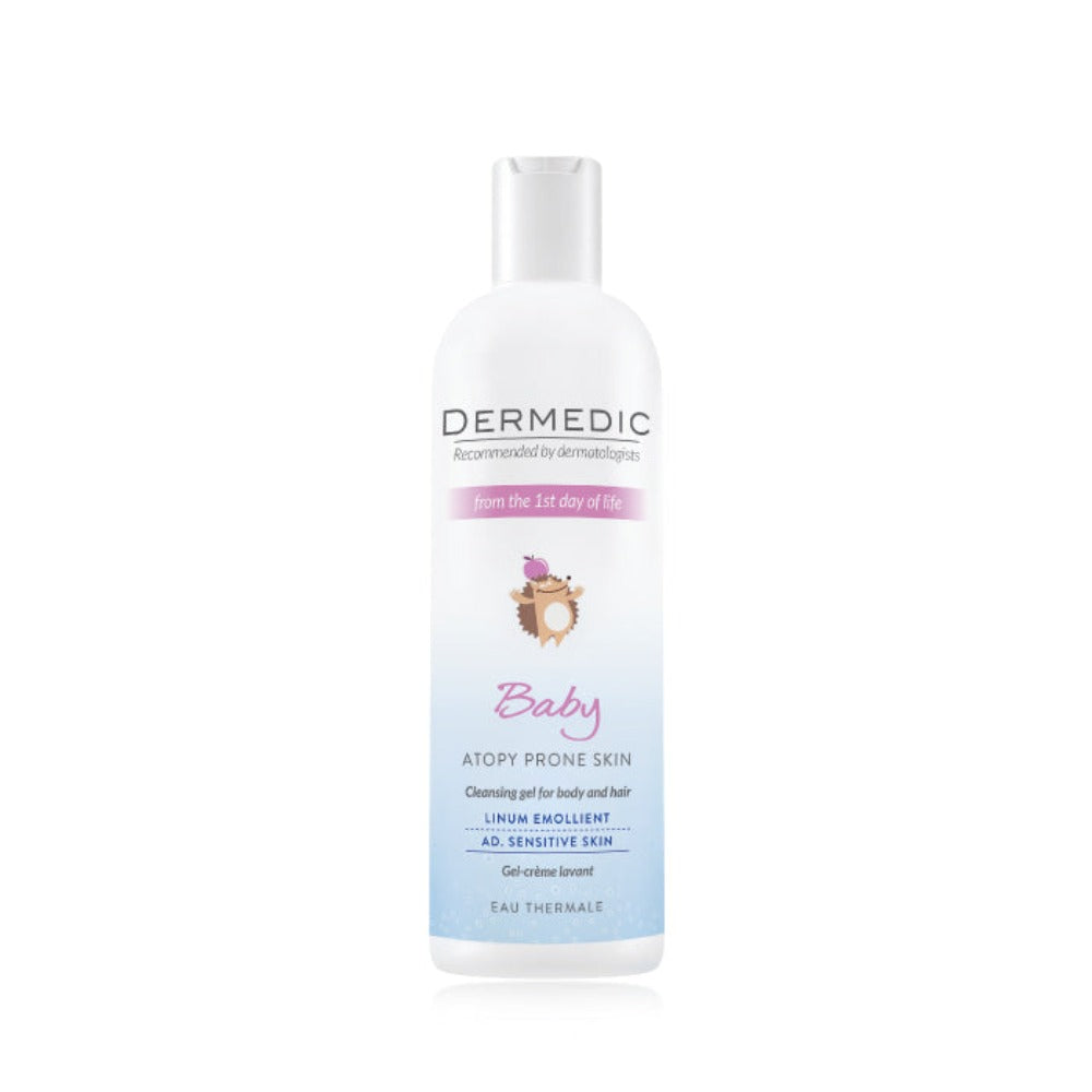 Dermedic Linum Baby Cleansing Gel For Body And Hair From first Day Of Life