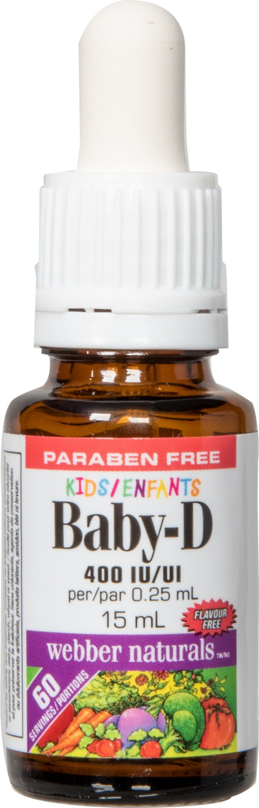 Webber Naturals® Baby-D Bottle of 15 ml