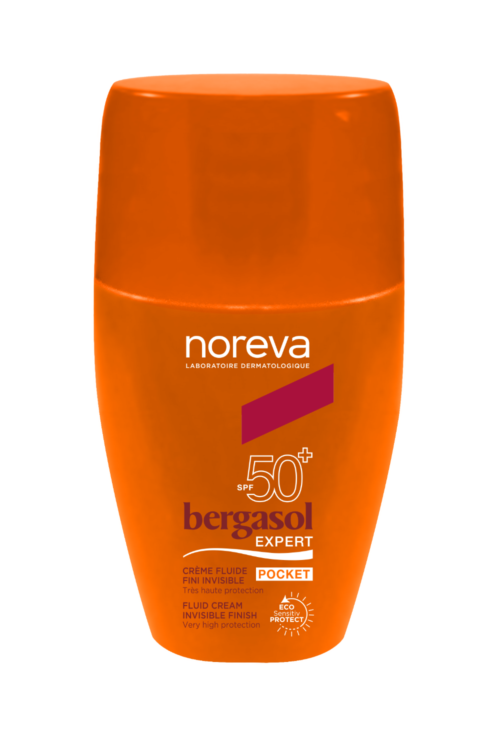 Noreva Bergasol Expert Pocket Fluid Cream Invisible Finish SPF50+ - 30 ml