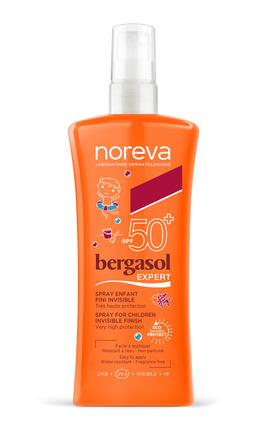 Noreva Bergasol Expert Children Spray Invisible Finish SPF 50+ - 125 ml