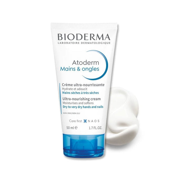 Bioderma Atoderm Hands & Nails Ultra Repair Cream - 50ml
