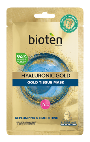 Bioten Hyaluronic Gold- Gold Tissue Mask