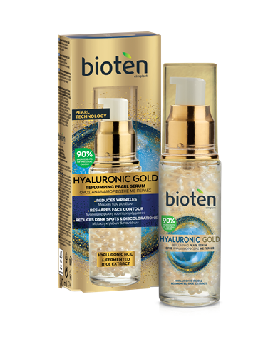 Bioten Hyaluronic Gold Replumping Pearl Serum - 30 ml