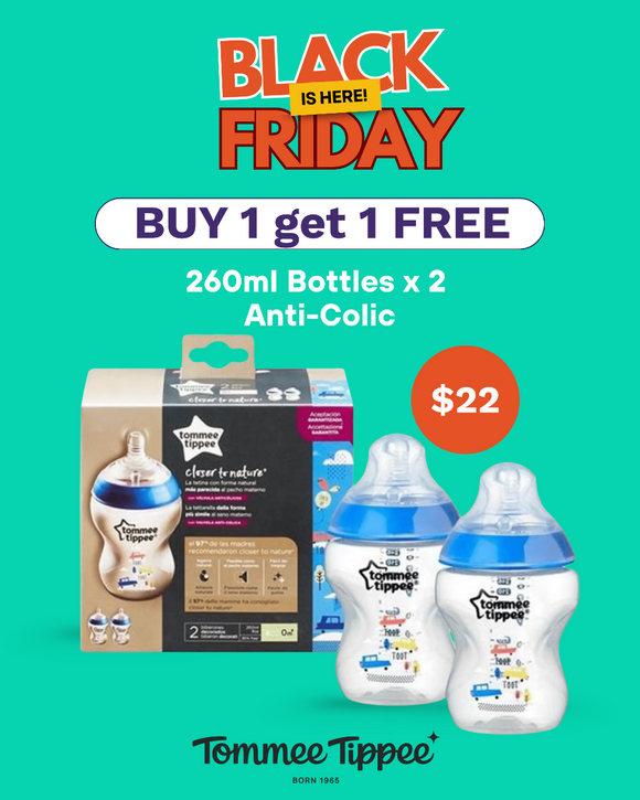 Tommee Tippee Anti-Colic Bottle Buy 1 Get 1 Bundle