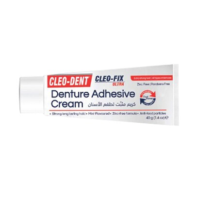 Cleo-Dent Denture Adhesive Cream - 40 g