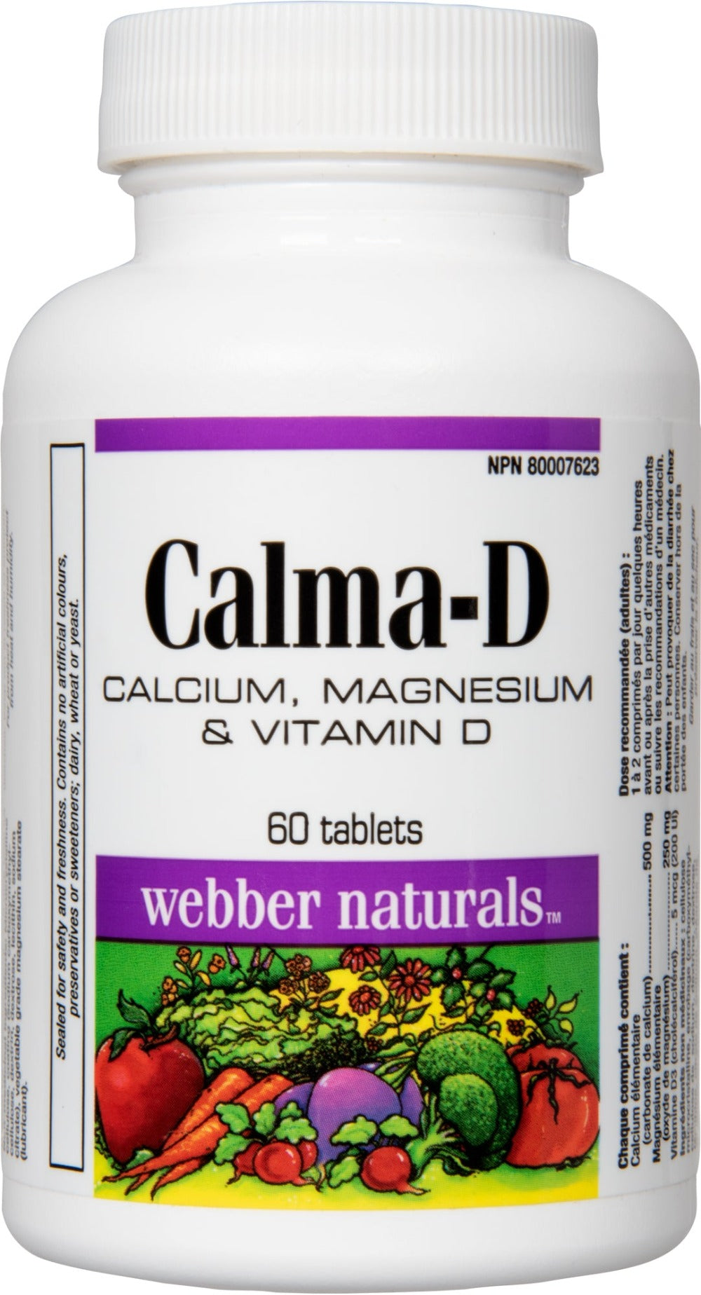 Webber Naturals® Calma-D - 60 Tablets