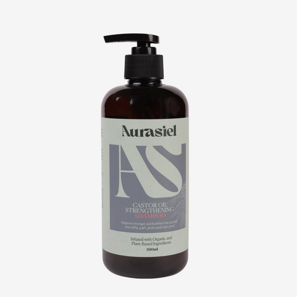 Aurasiel Castor Oil Strengthening Shampoo - 500 ml