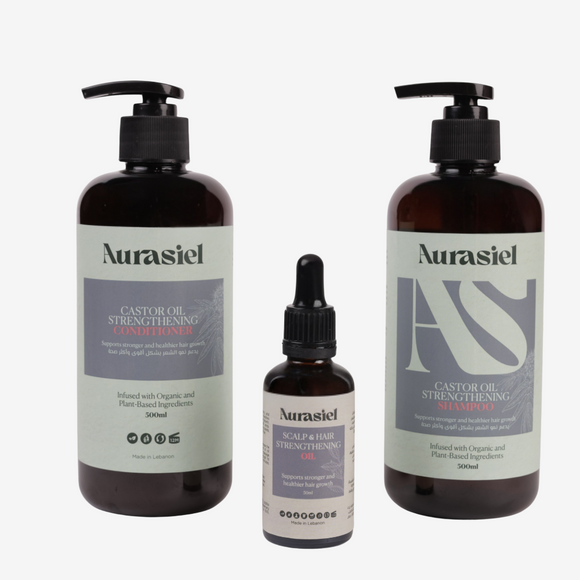 Aurasiel Castor Oil Strengthening Kit