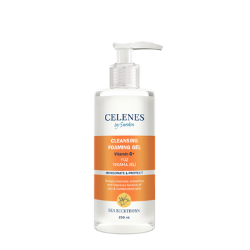 Celenes Sea Buckthorn Cleansing Foaming Gel Oily To Combination Skin- 200 ml
