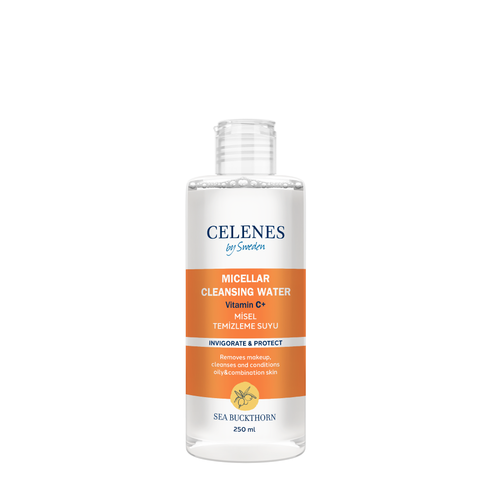 Celenes Sea Buckthorn Micellar Cleansing Water Oily To Combination Skin- 250 ml