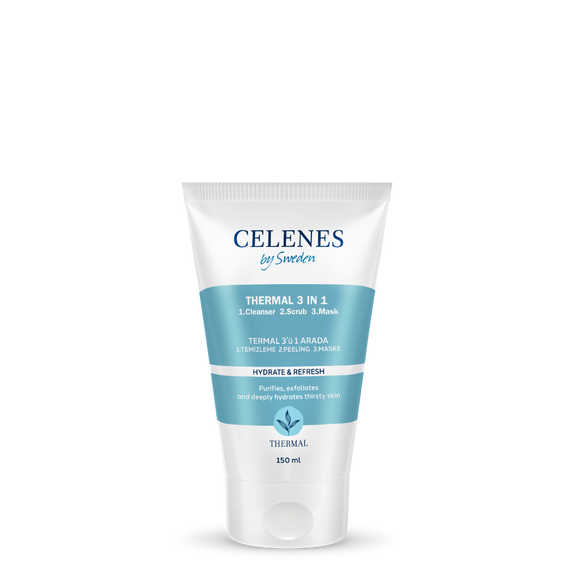 Celenes Thermal 3 In 1 Cleanser Scrub Mask- 150 ml