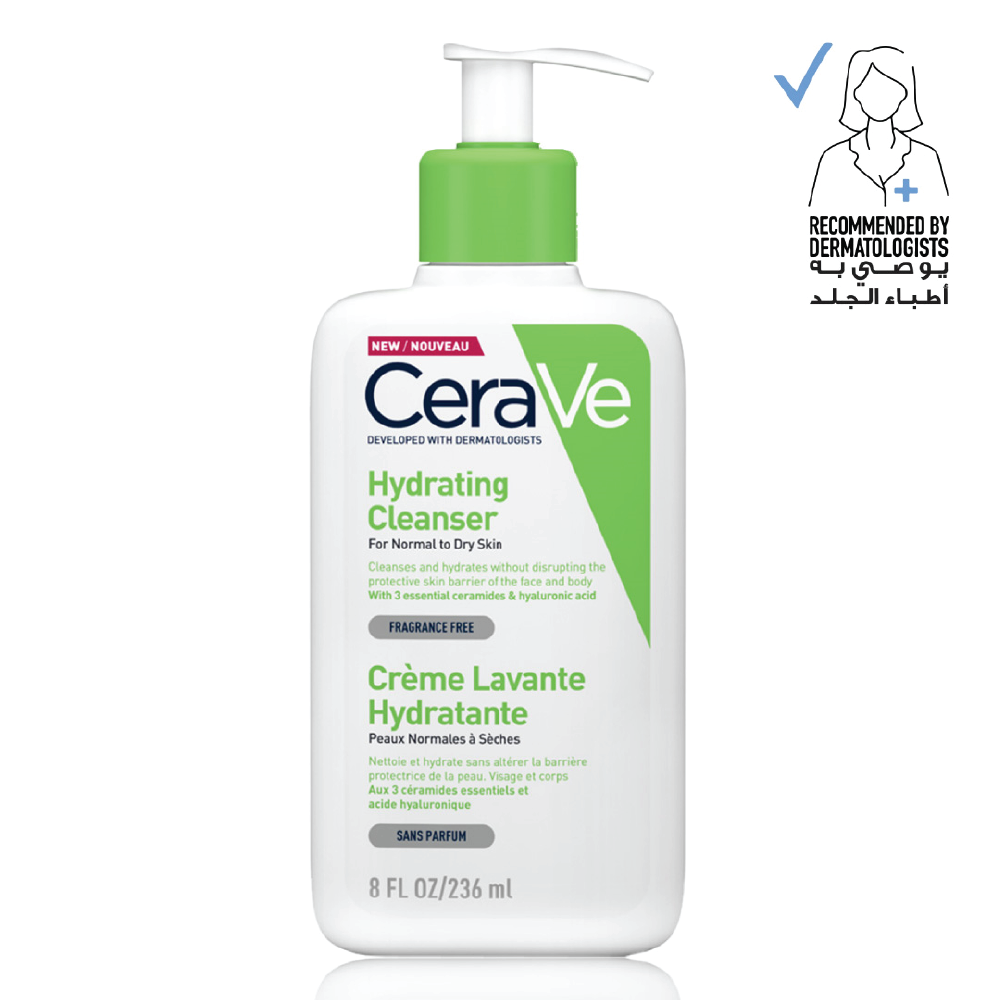 Cerave Hydrating Facial Cleanser For Normal to Dry Skin