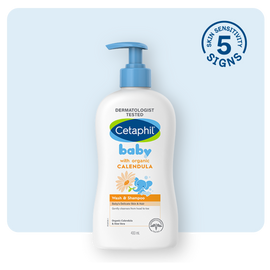 Cetaphil Baby Calendula Wash And Shampoo - 400 ml