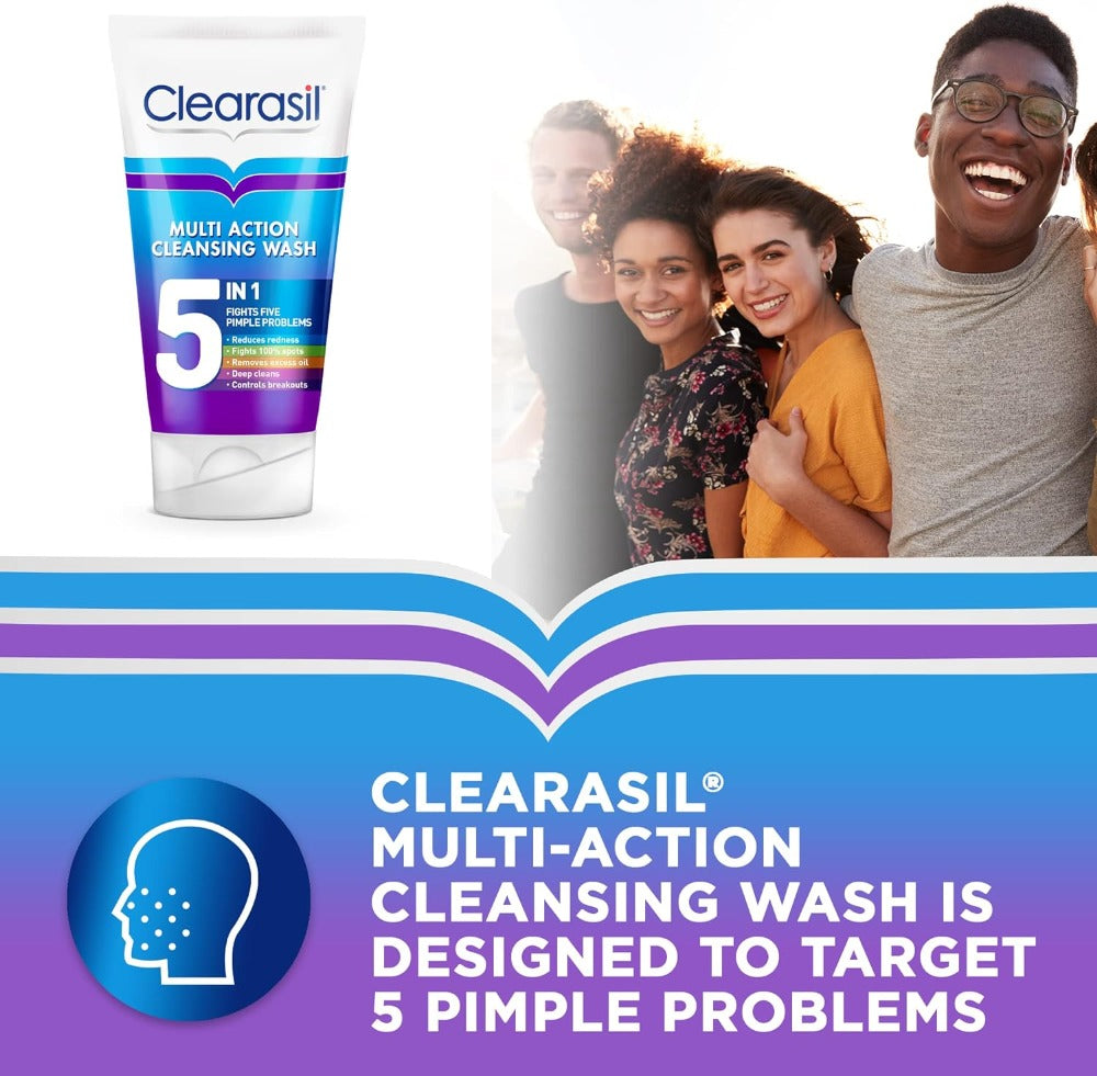 Clearasil Multi Action 5 in 1 Wash - 150 ml