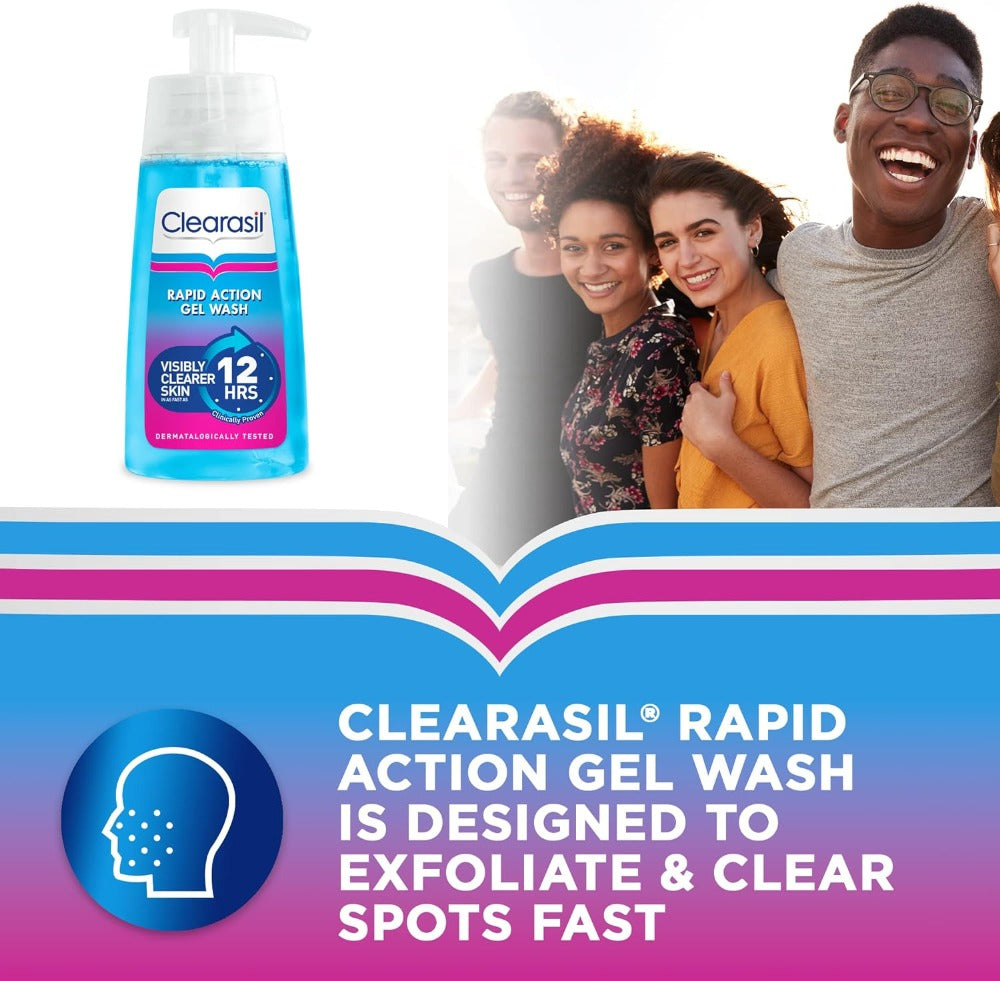 Clearasil Rapid Action Gel Wash - 150 ml