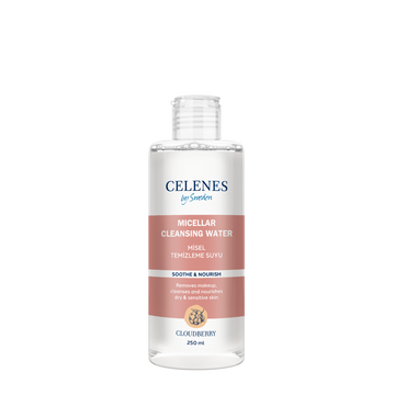 Celenes Cloudberry Micellar Cleansing Water Dry & Sensitive Skin- 250 ml