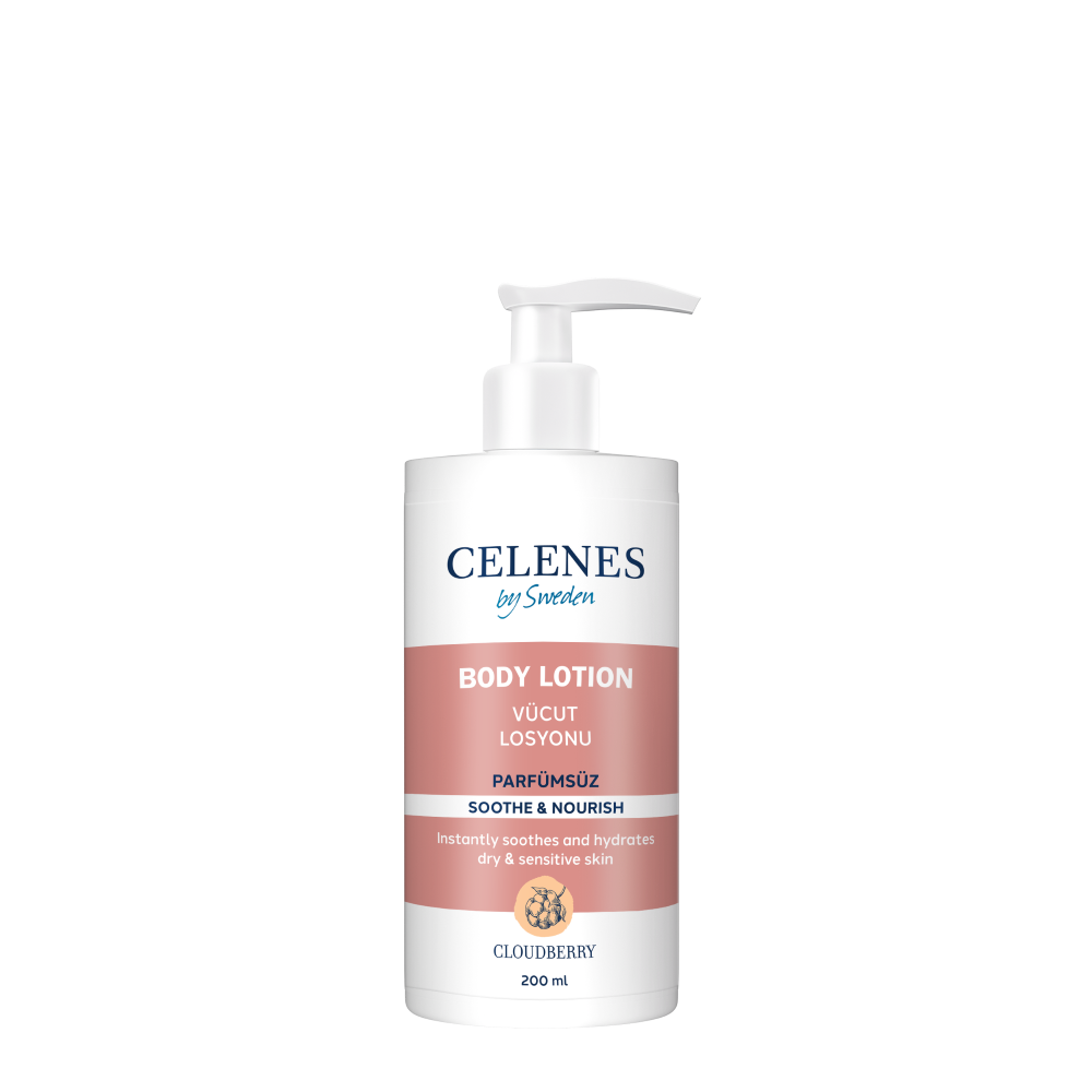 Celenes Cloudberry Body Lotion Dry & Sensitive Skin- 200 ml