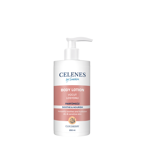 Celenes Cloudberry Body Lotion Dry & Sensitive Skin- 200 ml