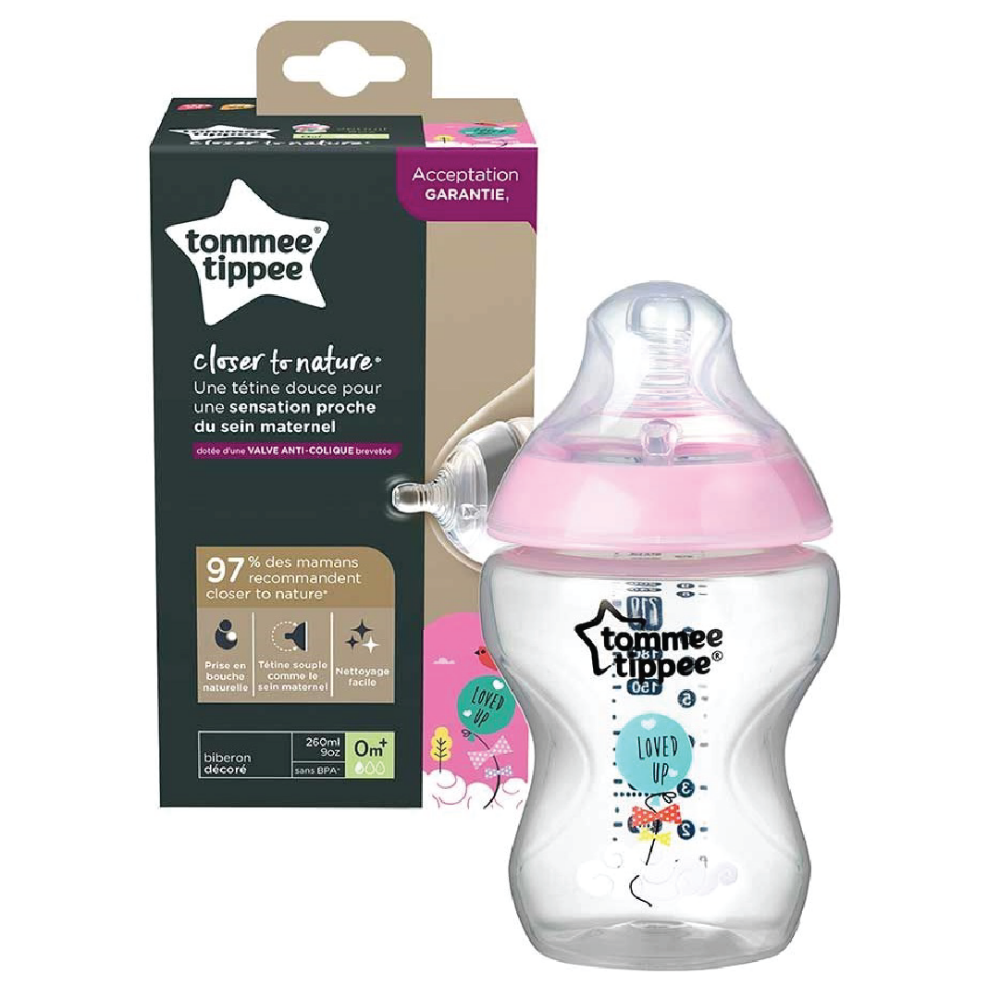 Tommee Tippee Decorative Feeding Bottle - 3m+