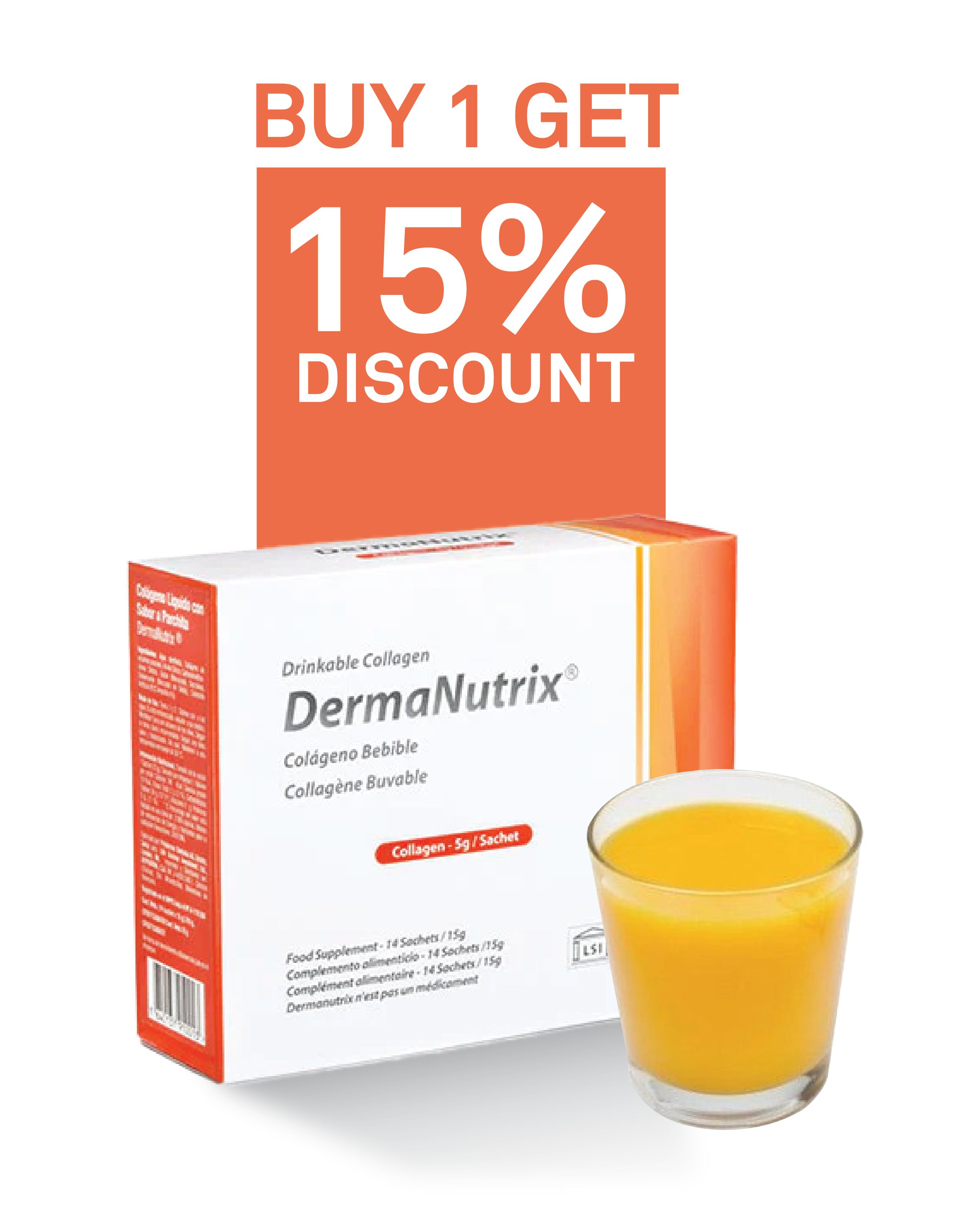 Dermanutrix Drinkable Collagen - 14 Sachets