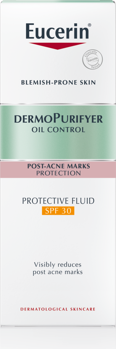 Eucerin Dermopurifyer Oil Control Protective Fluid Post-Acne Marks Spf 30 - 50 ml