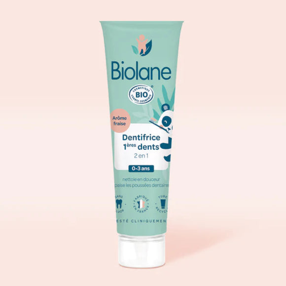 Biolane Toothpaste 1st Teeth 2 In 1 Certified Organic - 50 ml