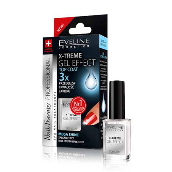 Eveline Extreme Gel Effect Top Coat - 12 ml