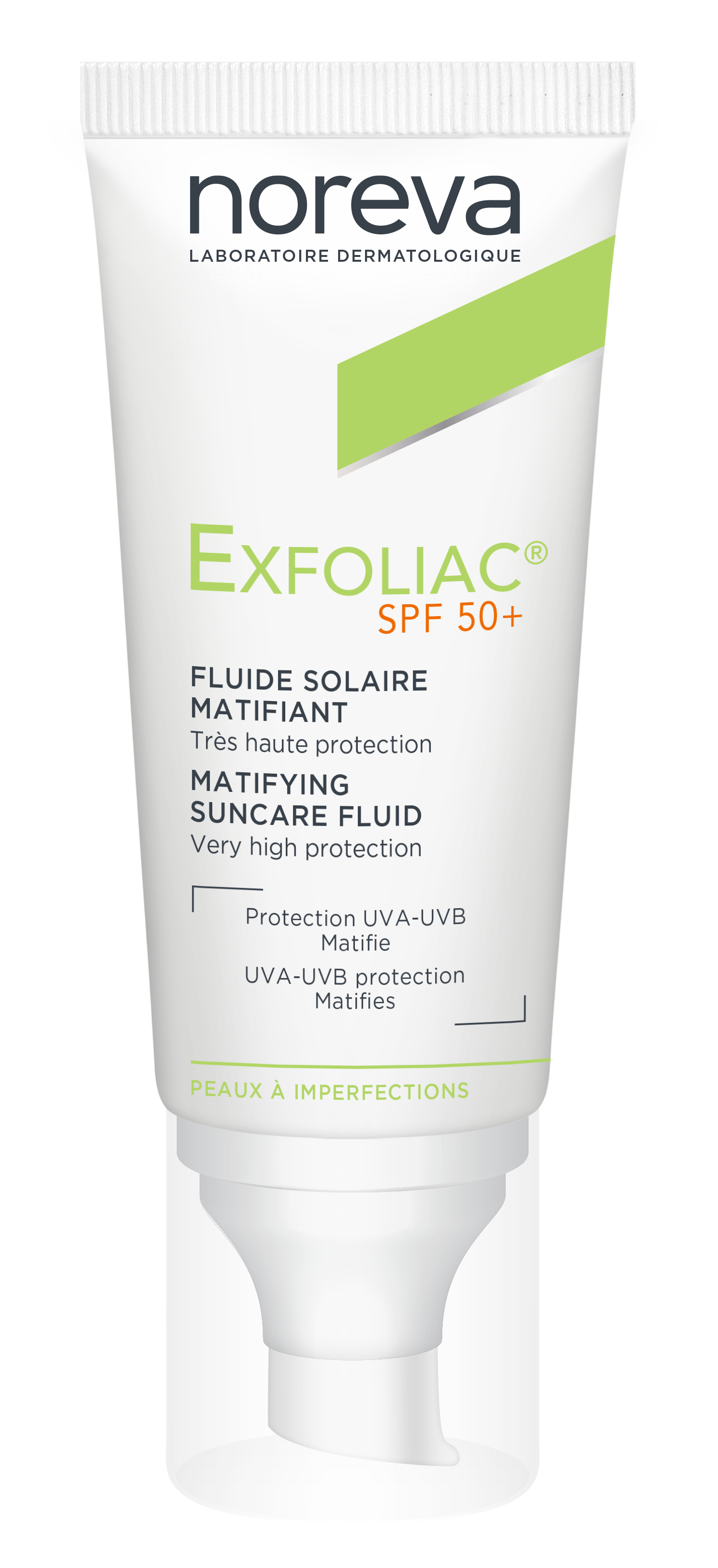 Noreva Exfoliac Mattifying Fluid Sunscreen SPF 50 - 40 ml