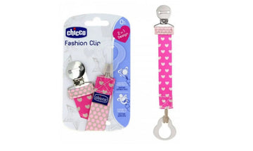 Chicco Fashion Clip Pacifier Clip - Pink